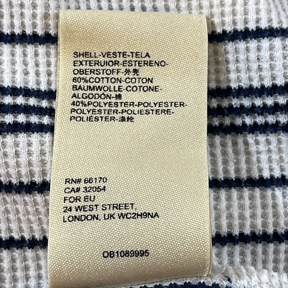 Anthropologie Maeve Eliza Thermal Stripe Long Sleeve Tunic Size Medium OB1089995 - Picture 10 of 11